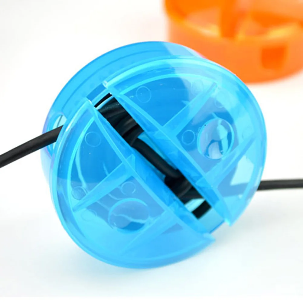 

5Pcs Cable Organizer Round Cable Winder Compact Portable Earphone Cord Keeper for Travel Work Home Wire Fixator