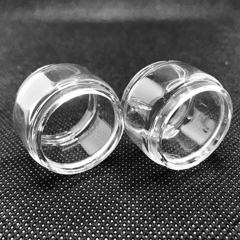 10 buah tabung kaca gelembung bening cangkir Mini untuk tangki Zeus Sub Ohm suku cadang perbaikan Aksesori