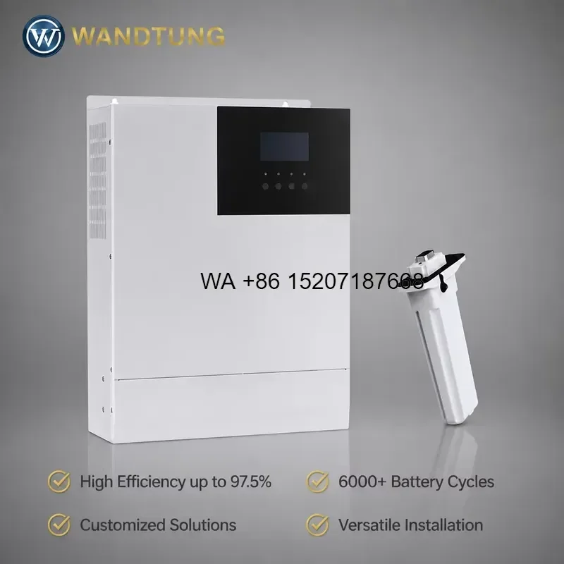 Wmwmnu for 50KW Off Grid Solar System 70KW 100KW Solar PV System Smart Hybrid Solar Kit Farm Power Solution