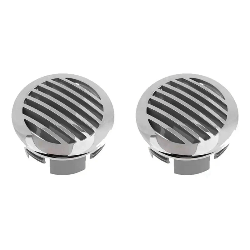 2 Pieces 4 Inch Adjustable Marine Vent Covers, 316 Stainless Steel Air Flow Vent Covers For RV, Boats, Yachts