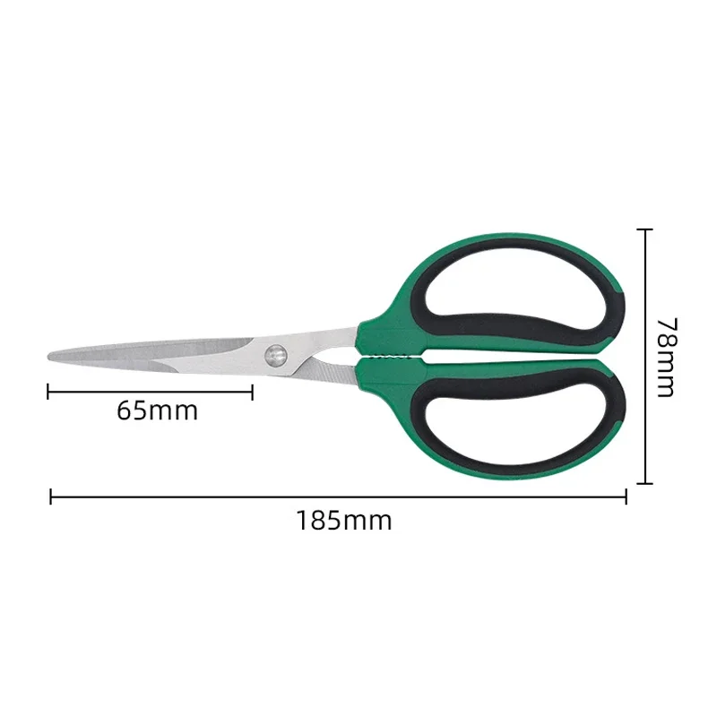 Stainless Steel Blade Straight Head Pruning Shears PP+TPR Handes Grape Bonsai Cutter Tools Household Garden Scissors for Flowers