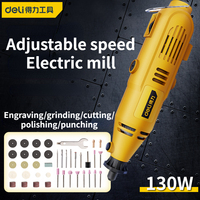 Deli Engraving Pen Grinder 180W Engraver Mini Drill Grinder Electric Rotary Tool Mini-mill DIY Drill Grinding Electric Drills