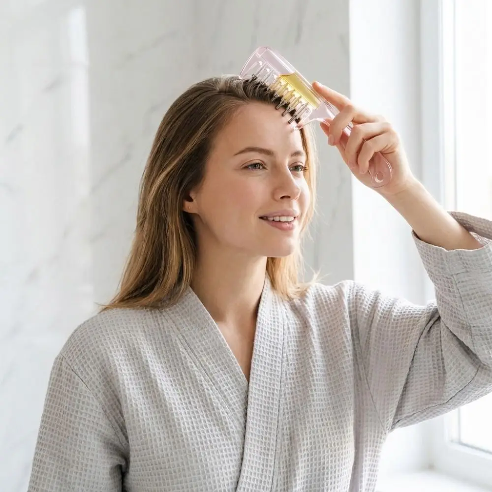 Multi-Function Massage Guide Liquid Comb Hair Care Anti-Frizz Scalp Massage Comb Scalp Nourish Anti-Static
