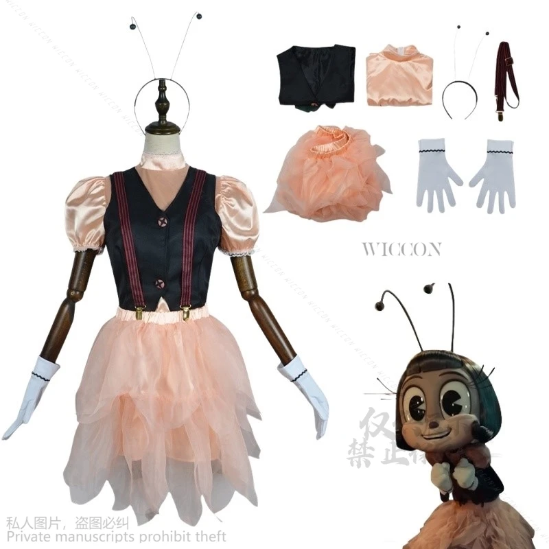 

Anime Movie IF Blossomm Full Set Top Skirt Vest For Women Girl Halloween Party Cosplay Costume Performance Uniform With Gloves