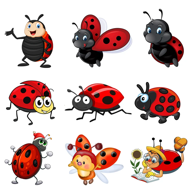 22044# Car Sticker For Ladybug Funny Decal Personality Waterproof Styling Body For Car Decor Car Accessories