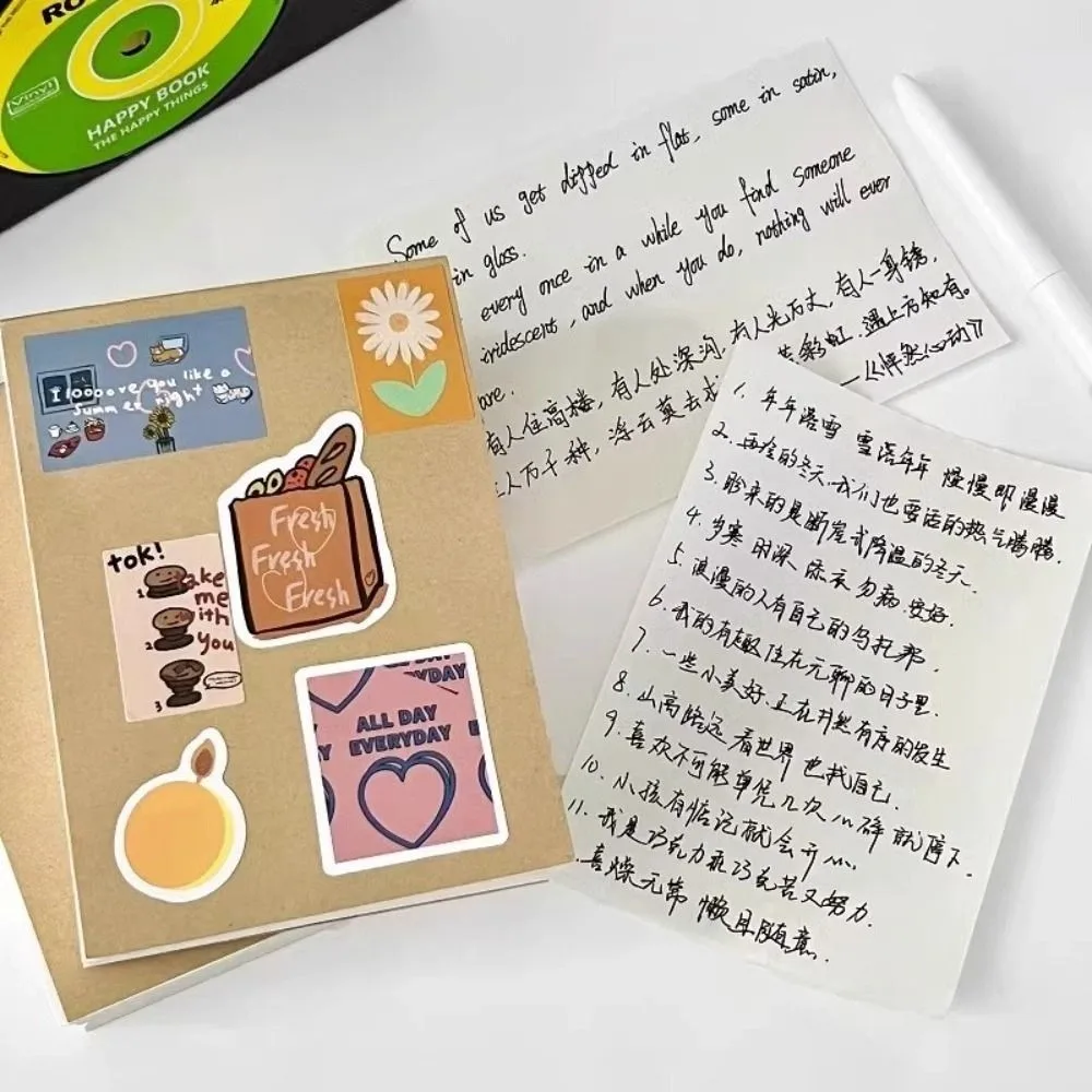 200/250 ورقة سميكة فارغة لوحات مذكرة متعددة الوظائف المحمولة جيب دفتر سعة كبيرة السلس رسم مشروع دفتر #3