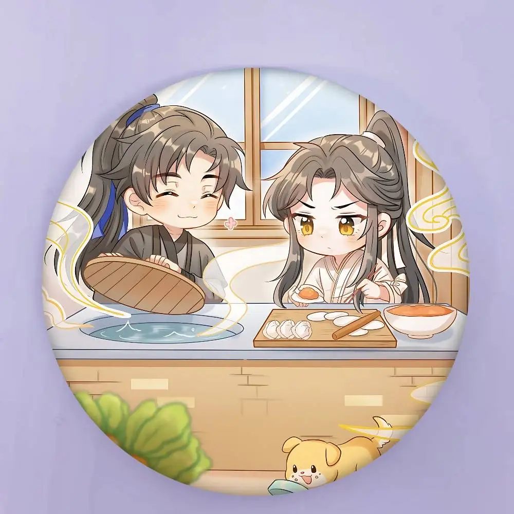 Chu WanningS Mo Ran الكرتون جولة زر دبابيس شعار دبابيس الإبداعية على ظهره الملابس الديكور موضة الكرتون مجوهرات هدايا #6