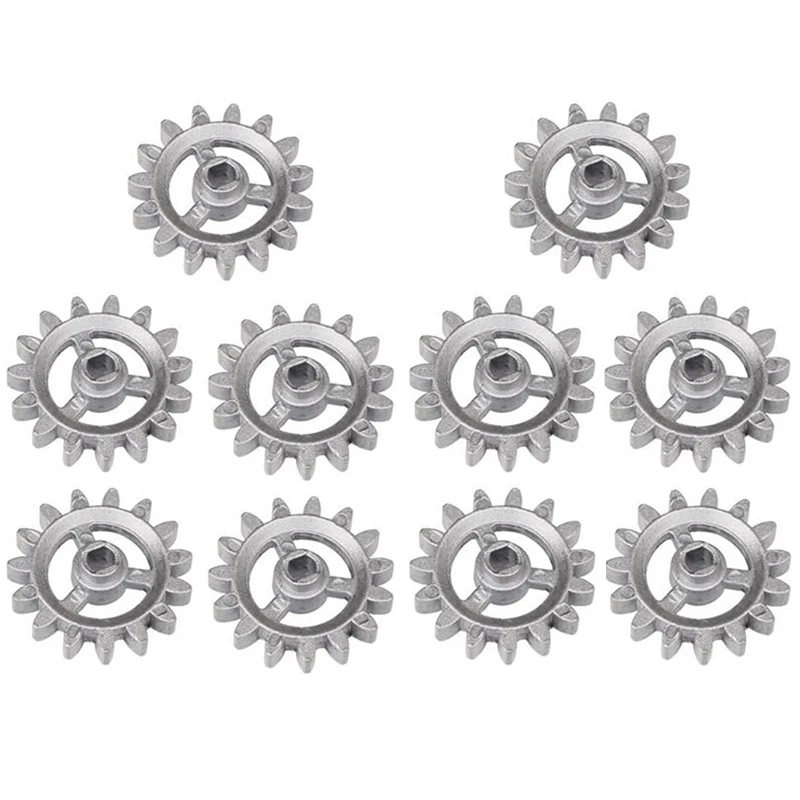 

A53I 10Pcs Barbecue Frame Gear Replacement Parts Heat Accessories Automatic Revolving Mini Hardware Wheel Aluminum