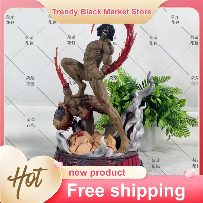 trendy-black-market-store-30cm-attack-on-titan-anime-eren-jaeger-armored-titan-combat-form-pvc-gk-statue-ornament-toy-gift