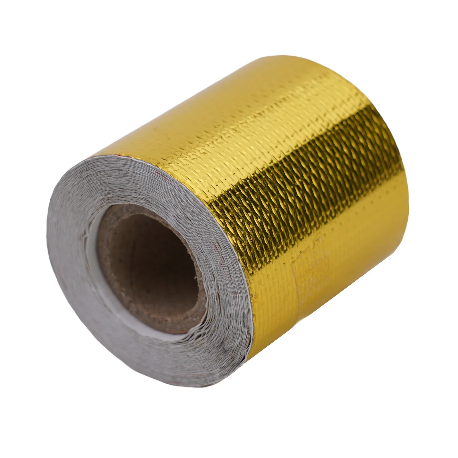 Hot Brand New Insulation Tape Tape Golden Aluminum Foil Car Truck Parts Glass Fiber Golden Design Air Intake Pipe
