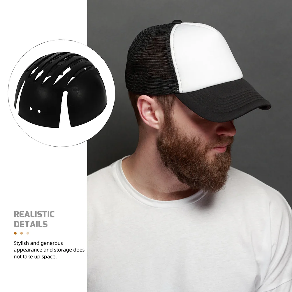 3 Pcs Lining Baseball Hat Liners Cap Bumper Safety Caps Insert Plastic Universal Hard Man