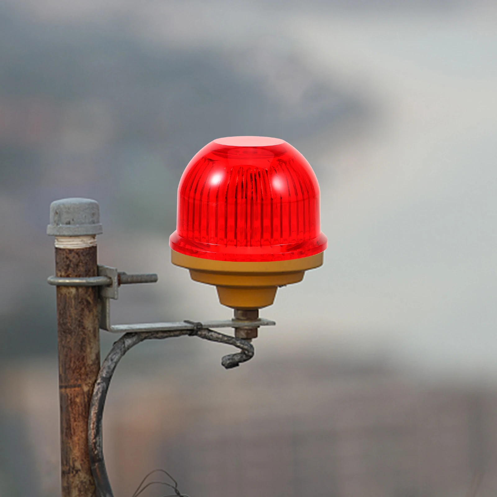 

Housing Alarm Lamp Shells Covers Round Signal Warning Lampshade Cover Replacement Warning Light Parts Waterproof Design