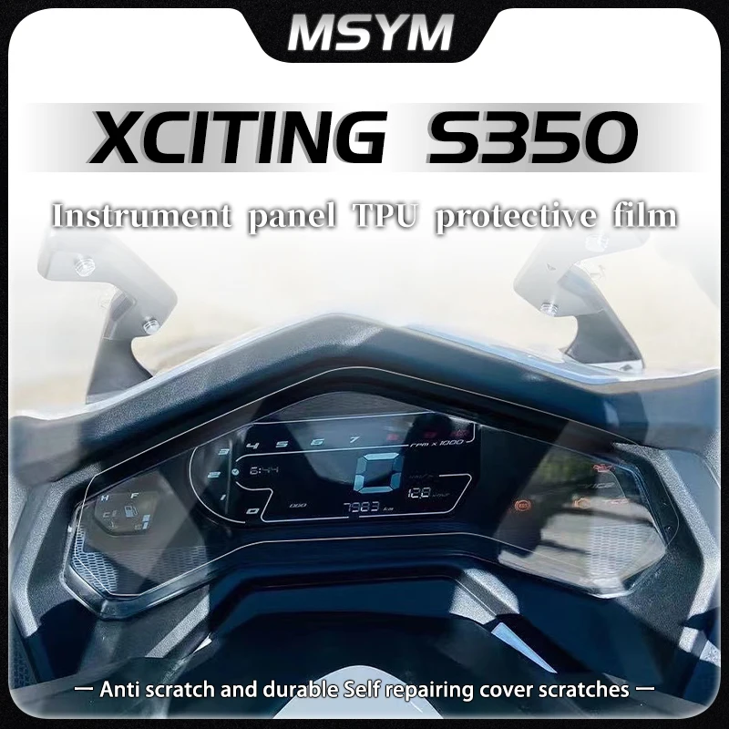 

For KYMCO DTX360 Xciting S350 Motorcycle speedometer Scratch Protection Film Dashboard Screen Instrument Stickers Accessories