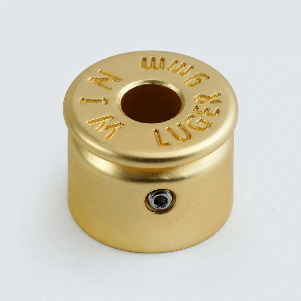 Through-Body Electric Guitar and Bass Metal Volume Control Knob, Available in Three Colors, Made of Zinc Alloy
