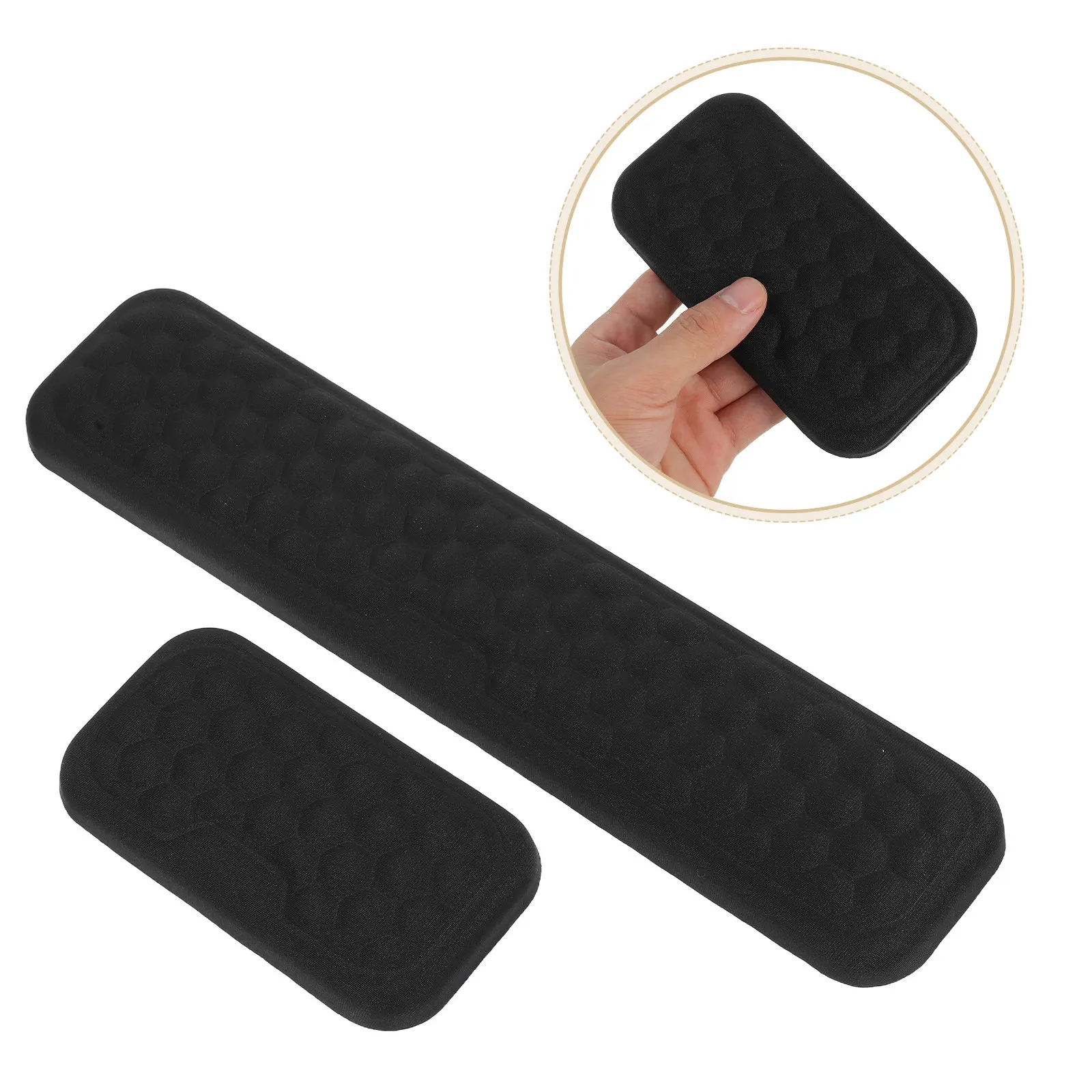 1Set Keyboard Wrist Rest Ergonomic Memory Foam Padded Hand Support Cushion for Office Desk Laptop Gaming Mouse Pad