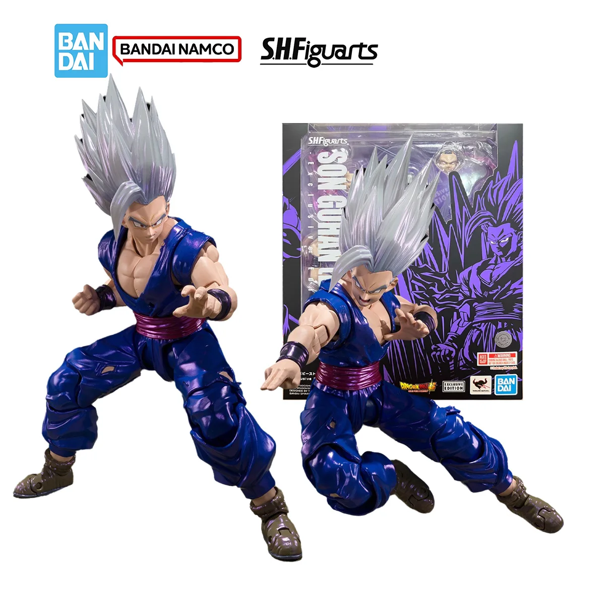 

Bandai S.H.Figuarts Dragon Ball Модель Комплект Аниме Фигурки SHF Son Gohan Beast SDCC Фигурка Суставы Подвижная Модель Игрушки Подарки