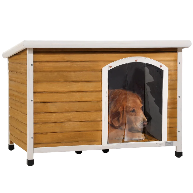 Yjq outdoor dog house kennel medium and small dog and cat house weatherproof, universal in all seasons