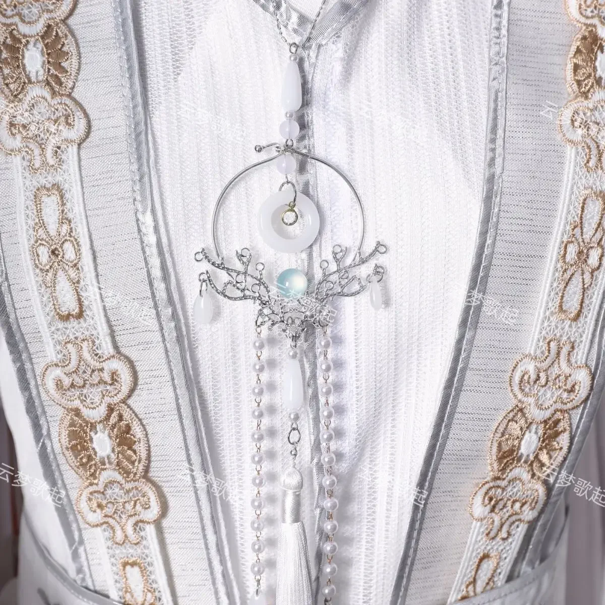 ChuWanning MoRan سلسلة الآثار التلفزيونية الصينية 2Ha الخلود تشو Wanning تأثيري تشو Wanning زي فستان أبيض Hanfu القديمة