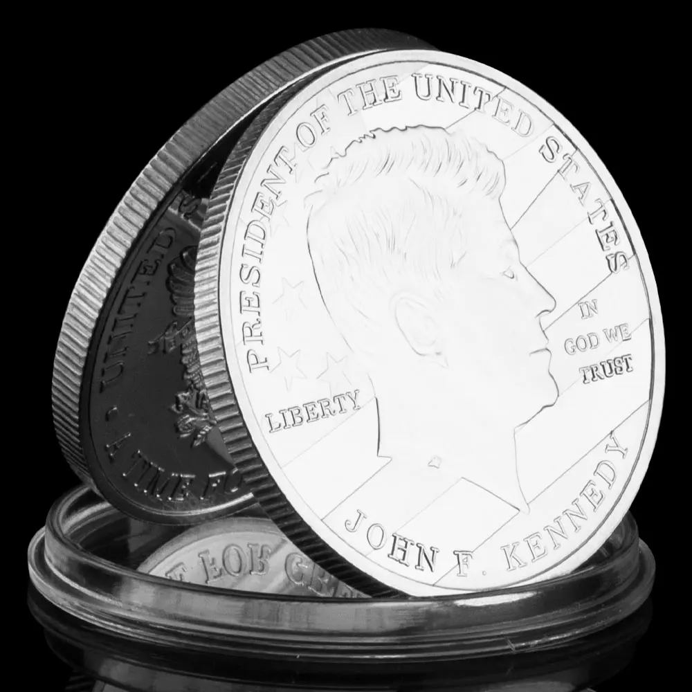 جون ف رئيس الولايات المتحدة ، عملة الحرية التذكارية رقم 35 ، هدايا تذكارية وعملات معدنية مطلية بالذهب