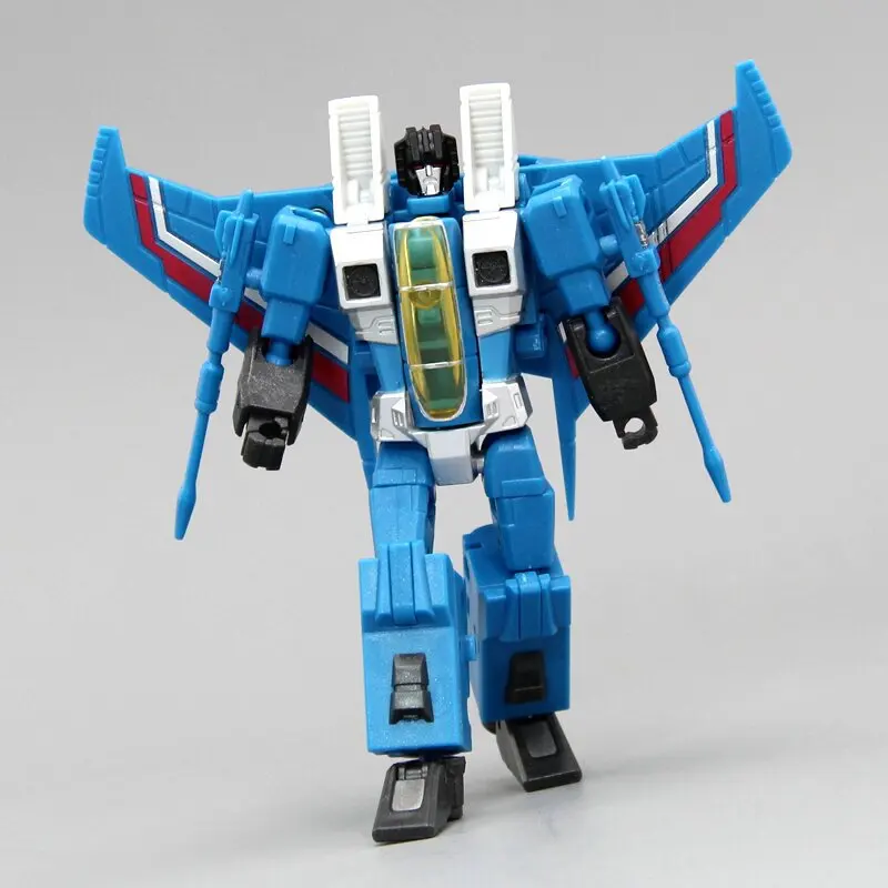 3Pcs/Box Transformation robot toy G1 cartoon Flight team Starscream Skywarp Thundercracker figure model small scale aircraft