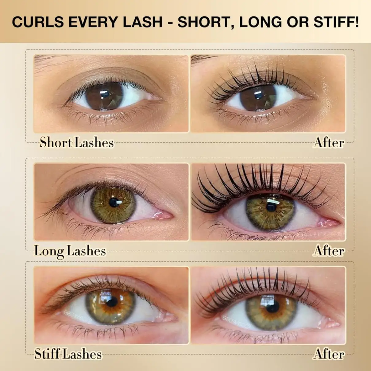 Gollee 2-in-1-Wimpernlift-Set, Augenbrauen-Laminierungsset, verbesserte Version, Kleber, semi-permanentes Dauerwellen-Set in Salonqualität, einfach zu Hause zu verwenden