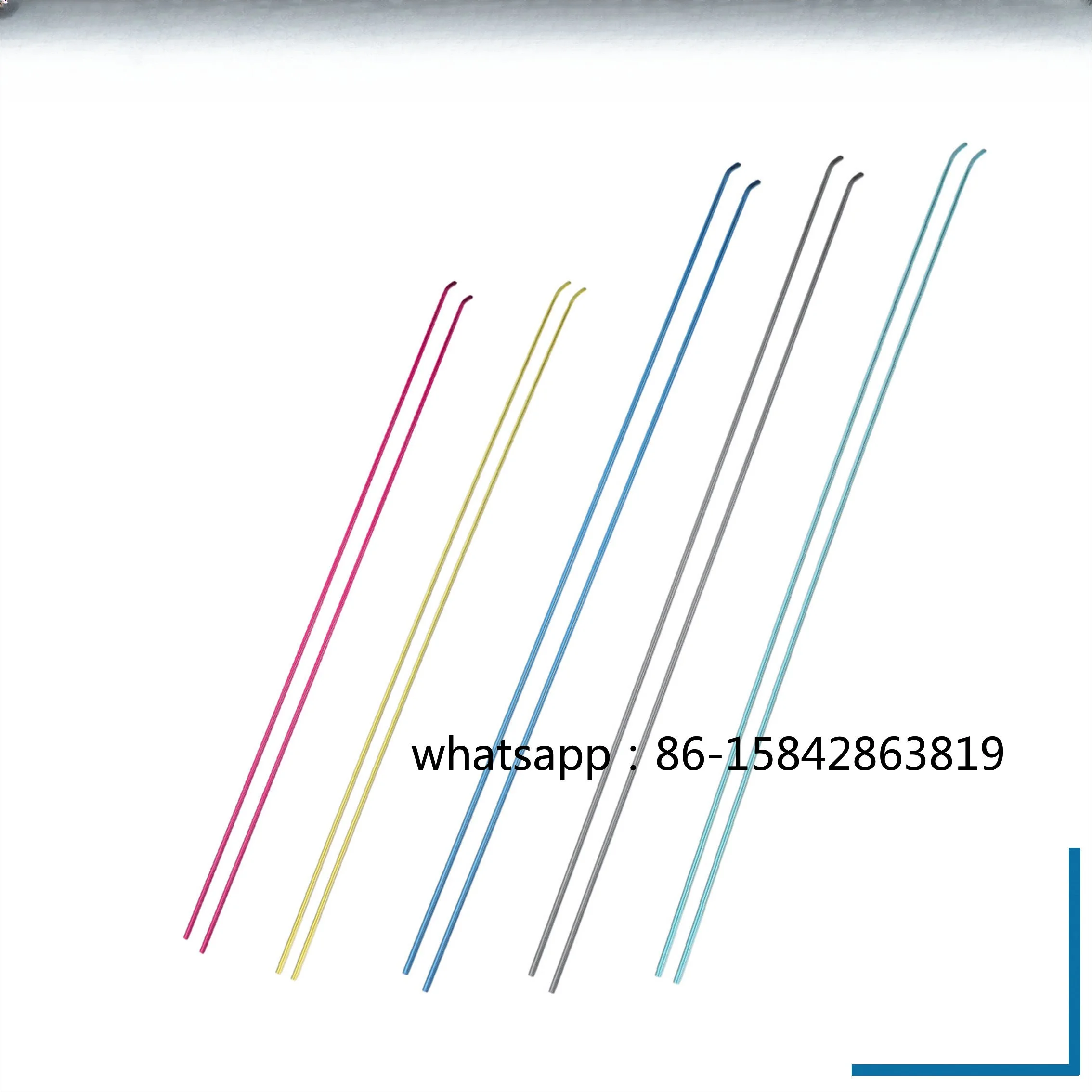 Elastic intramedullary needle for pet orthopedics, titanium alloy TC4 distal femur, near tibia