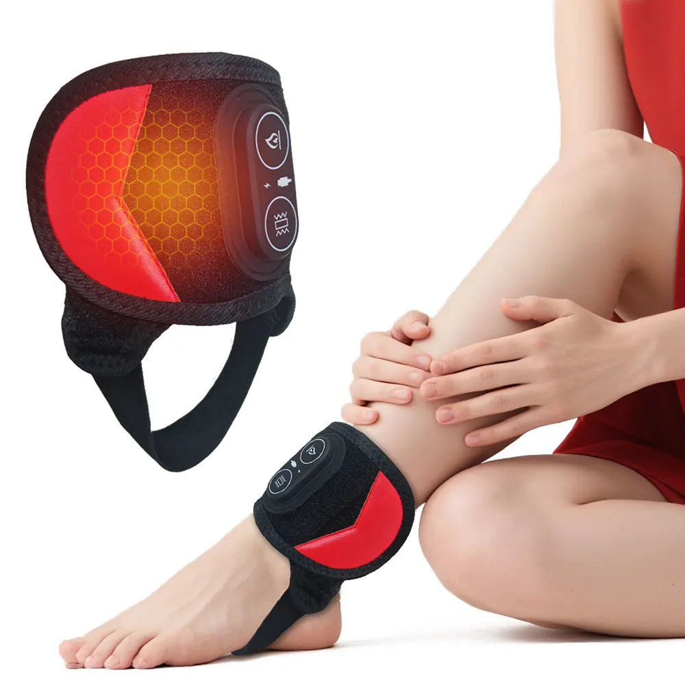 

Vibration Foot Massage Steamer Quick Heating Red Light Care Feet Support Wrap Pad Massager Thermal Joint Fatigue Relief Machine