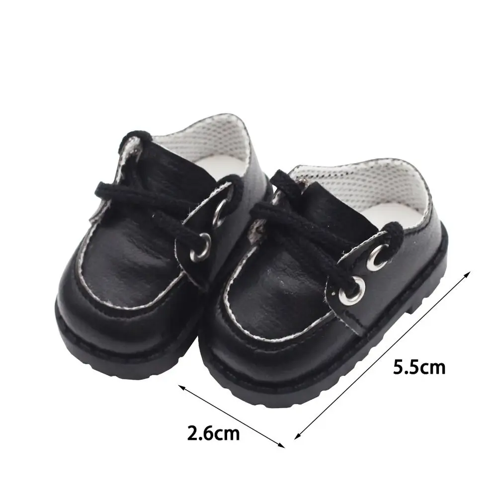 Chaussures miniatures en cuir PU pour enfants, mini vêtements, beurre, chaussures légères, chaussures mignonnes, jouets Kiev illage