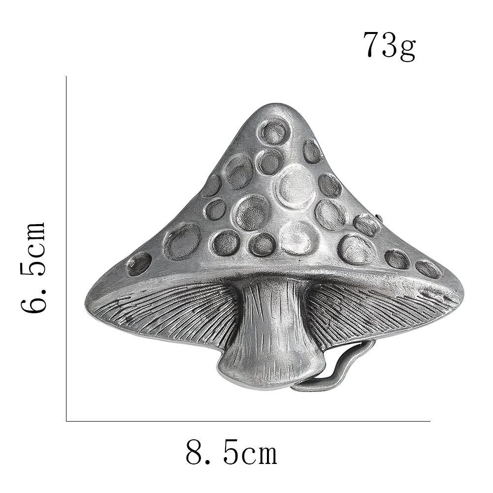 Креативная пряжка для ремня в форме гриба в стиле панк-рок мужской ремень для джинсов аксессуары «сделай сам» ковбойская гладкая пряжка для ремня в западном стиле