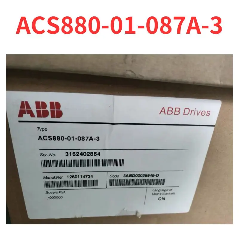 Second-hand    ACS880-01-087A-3   inverter   test  OK     Fast Shipping