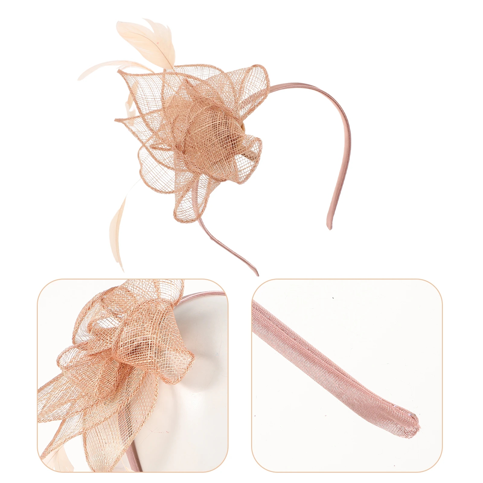 

Vintage Style Fascinator Headband Hair Clip For Women Small Hat Party Wedding Halloween Christmas Formal Event Accessory