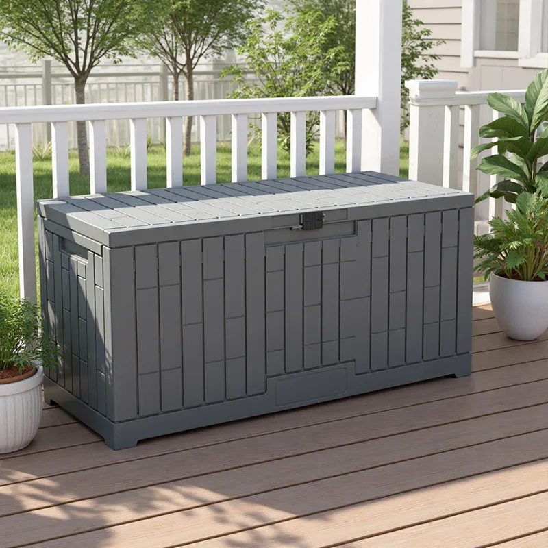 Outdoor Garden Large Capacity Gardening Storage Box Toy Storage Box Waterproof Sunscreen Lock Tool Cabinet