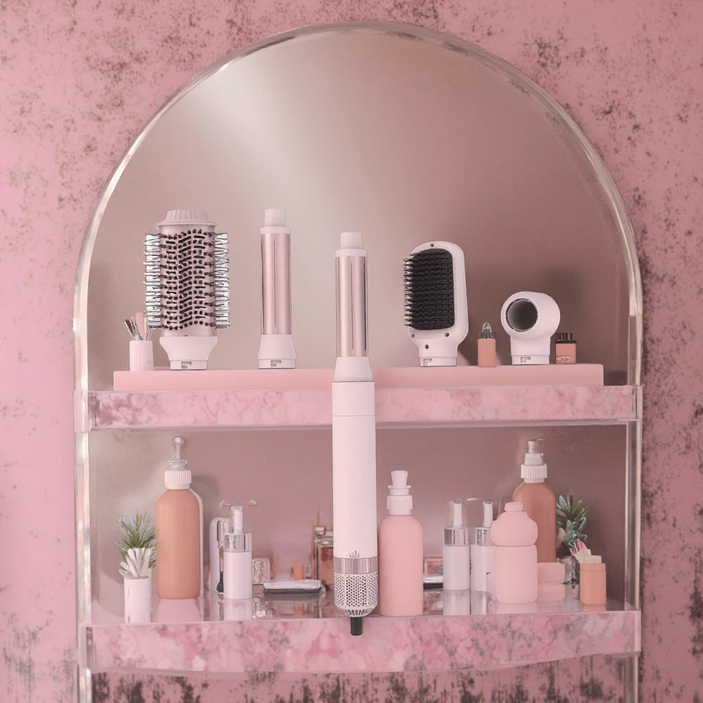 بيع المصنع مباشرة مجموعة مجفف الشعر 5 في 1 أدوات الشعر المهنية مجفف النفخ 800 واط فرشاة الهواء الساخن مع برميل الشباك التلقائي