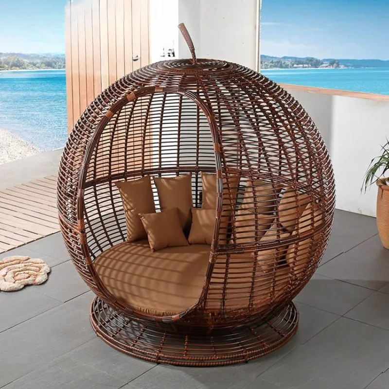 

Outdoor bed creative furniture rattan hotel club leisure rattan chair
