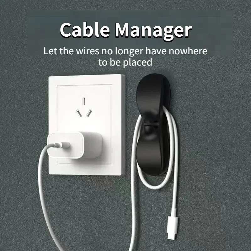 

1/2/3PCS Cable Management Kitchen Appliance Cable Organizer Cord Wrapper Organizer Clips Cable Holder Wire Winder