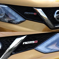 Multifunction Car Front Grille Emblem Sticker Exterior Accessories For Nissan Nismo Tiida Teana Juke Note Versa Almera X-Trail