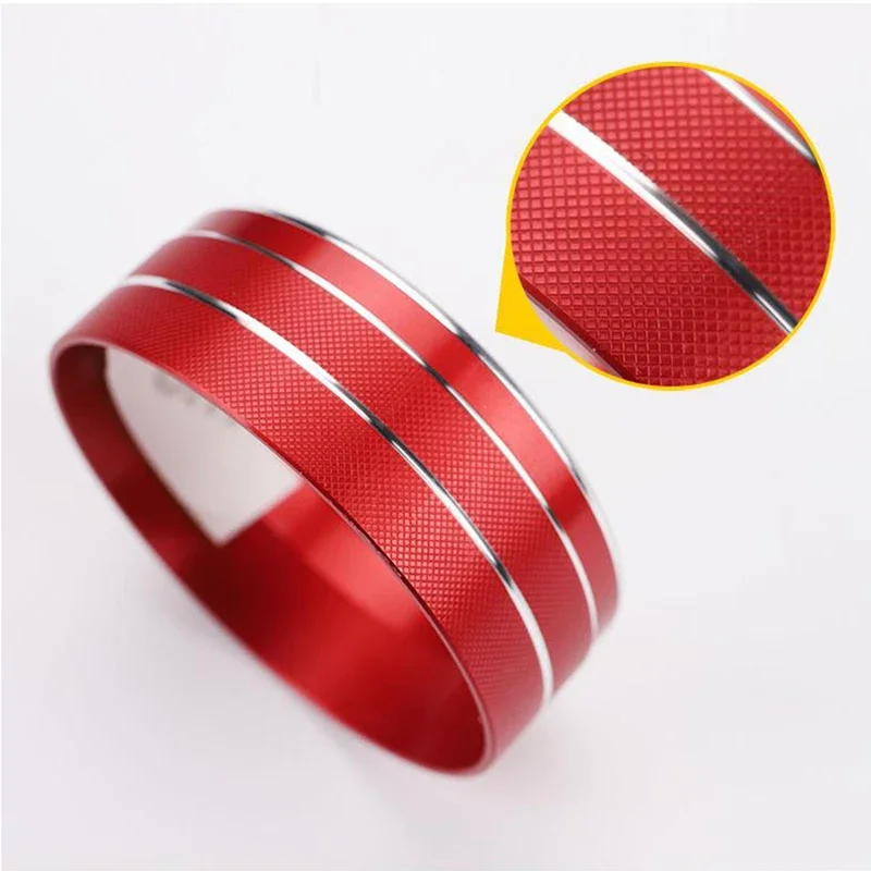 Car Air Condition Switch Knob Ring Cover Decoration For Toyota RAV4 XA50 2019 2020 2021 2022 2023 2024 RAV 4 Hybrid Accessories