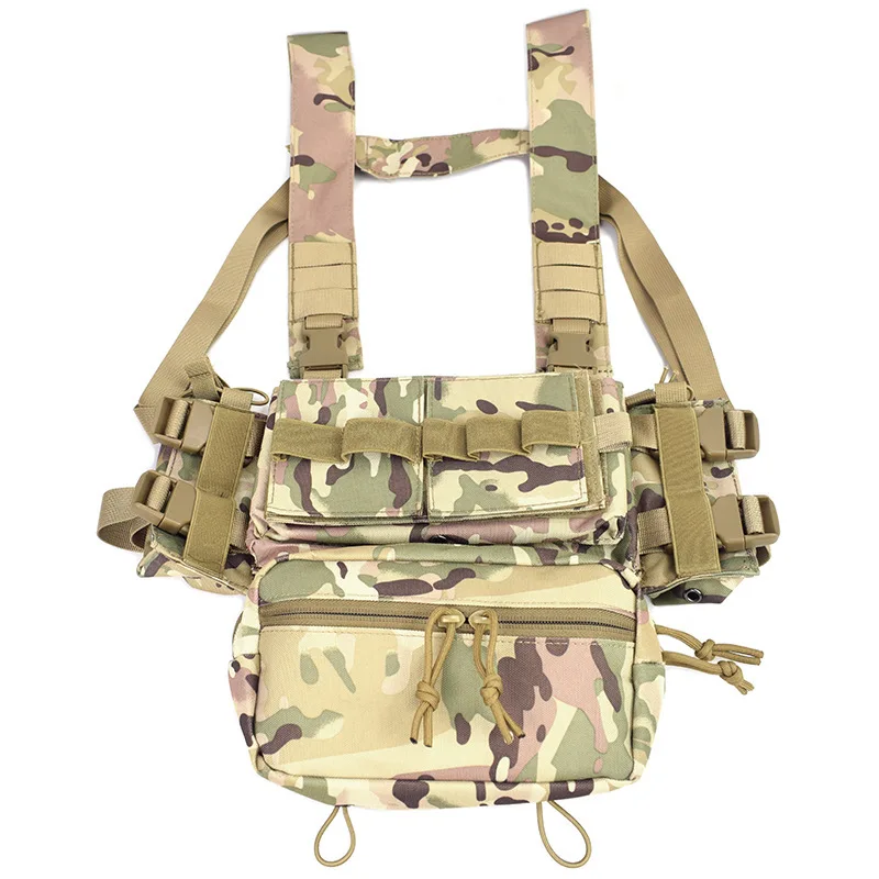 MK3 Chest Rig Multi-Purpose Light Weight H Harness Rifle Magazine Pouch Insert Combat Carrier Airsoft Vest Hunting Accessories