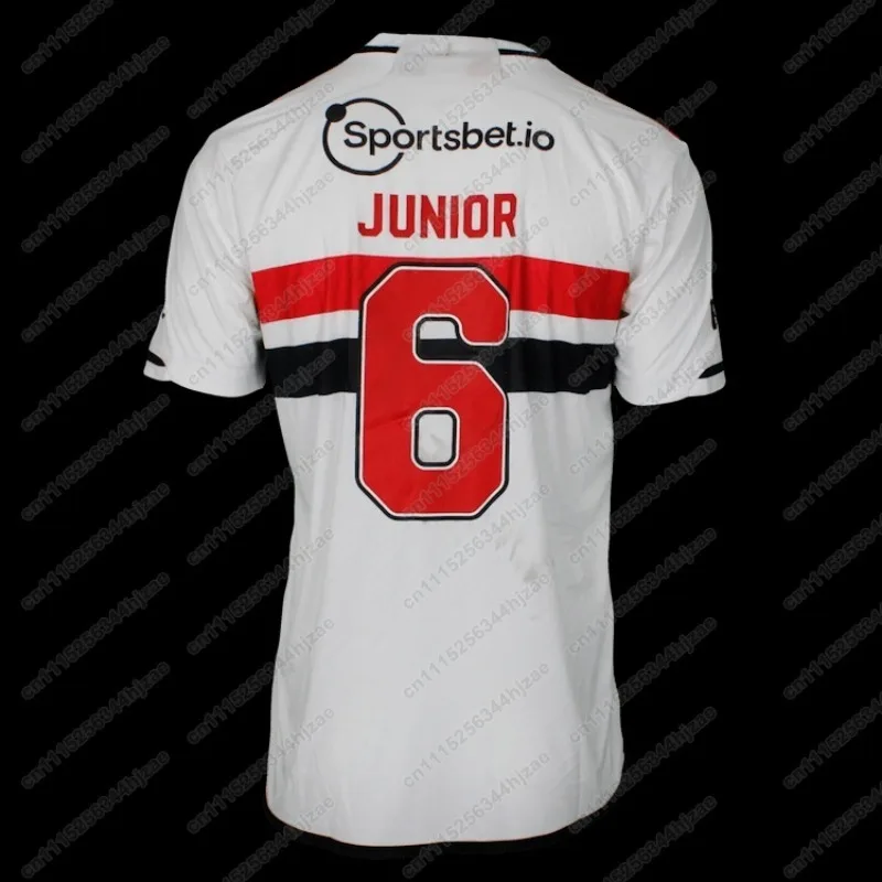 New São Paulo 3D Printed Number Football Jersey Men's Breathable Quick Drying Short Sleeved T-shirt Family Matching Clothing