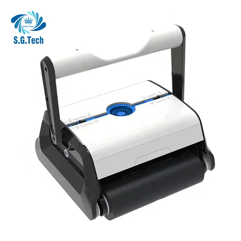 

Hot Dual Motor HJ2052 Plastic Swimming Pool Robot Vacuum Cleaner Clean Bottom Wall Water Lines Crown Pool Cleaning Tool Accessor