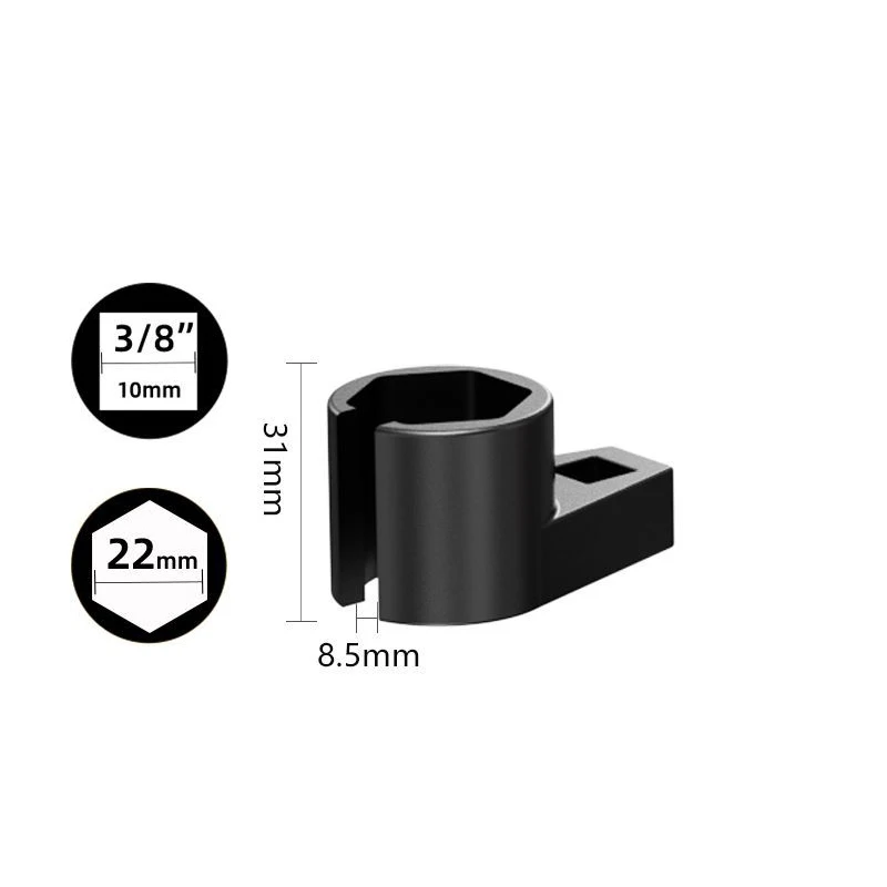 Sauerstoffsensor-Schlüssel 22mm O2-Sensor-Werkzeug für 3/8 Zoll und 1/2 Zoll Antrieb Kfz-Sauerstoffsensor-Entfernungswerkzeug – Detail 7
