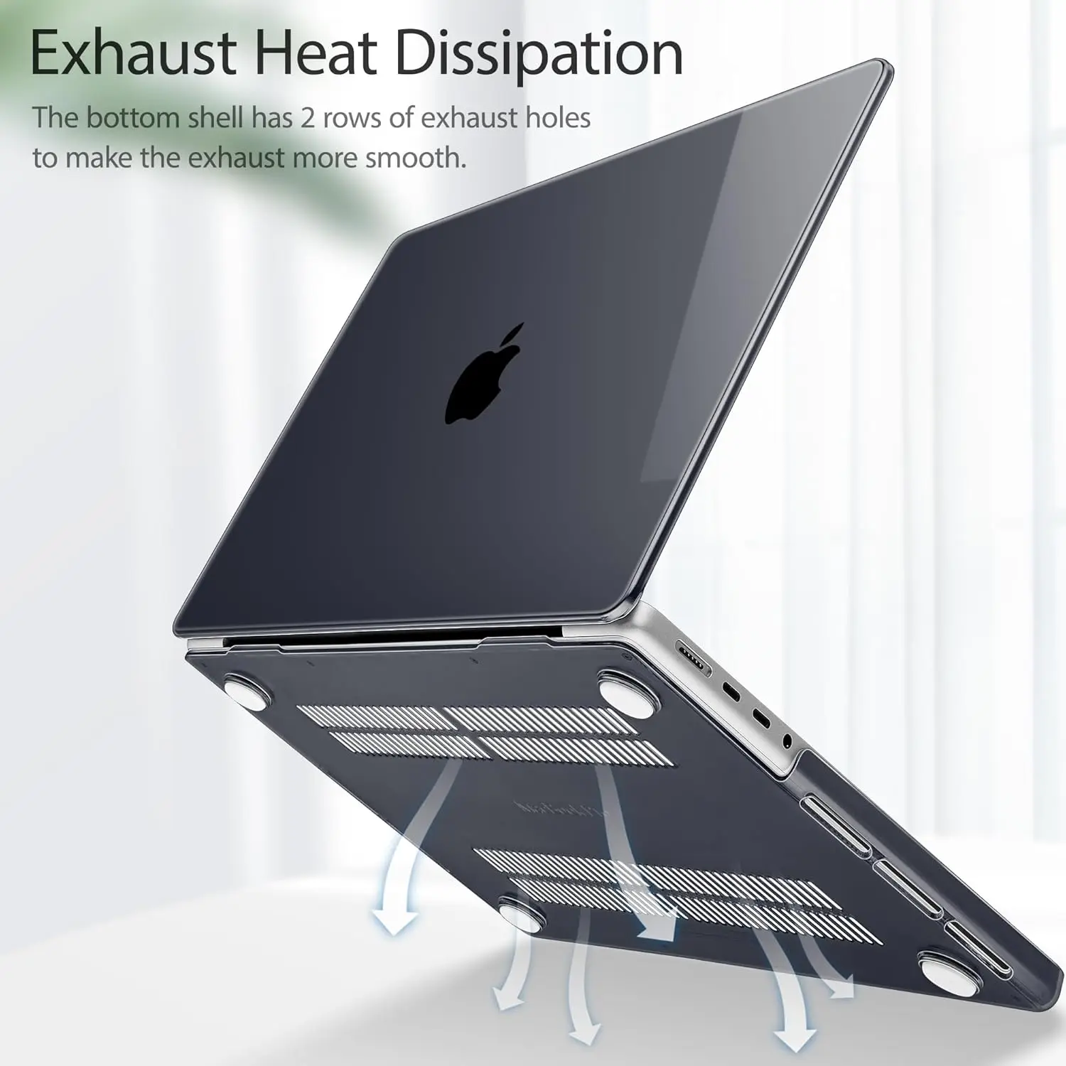 Twarda obudowa kompatybilna z MacBook Pro 14/16 cali M5 2026 2025-2021 M4 M3 M2 M1 Pro/Max Chip, plastikowa obudowa ochronna — zdjęcie produktu 3