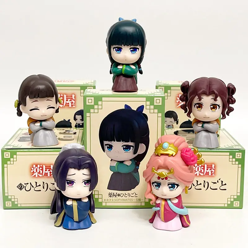 

В наличии подлинные Bandai The Apothecary Diaries милые мини Jinshi Maomao Gashapon ПВХ модель подарок коллекционные украшения для рабочего стола