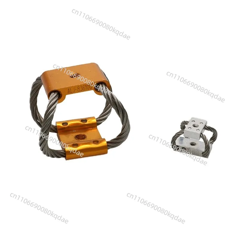 1‑Pc Mini Steel‑Cable Vibration‑Buffering Unit, Anti‑Shake Mount Hobby‑Project Shock‑Absorb Hardware Component