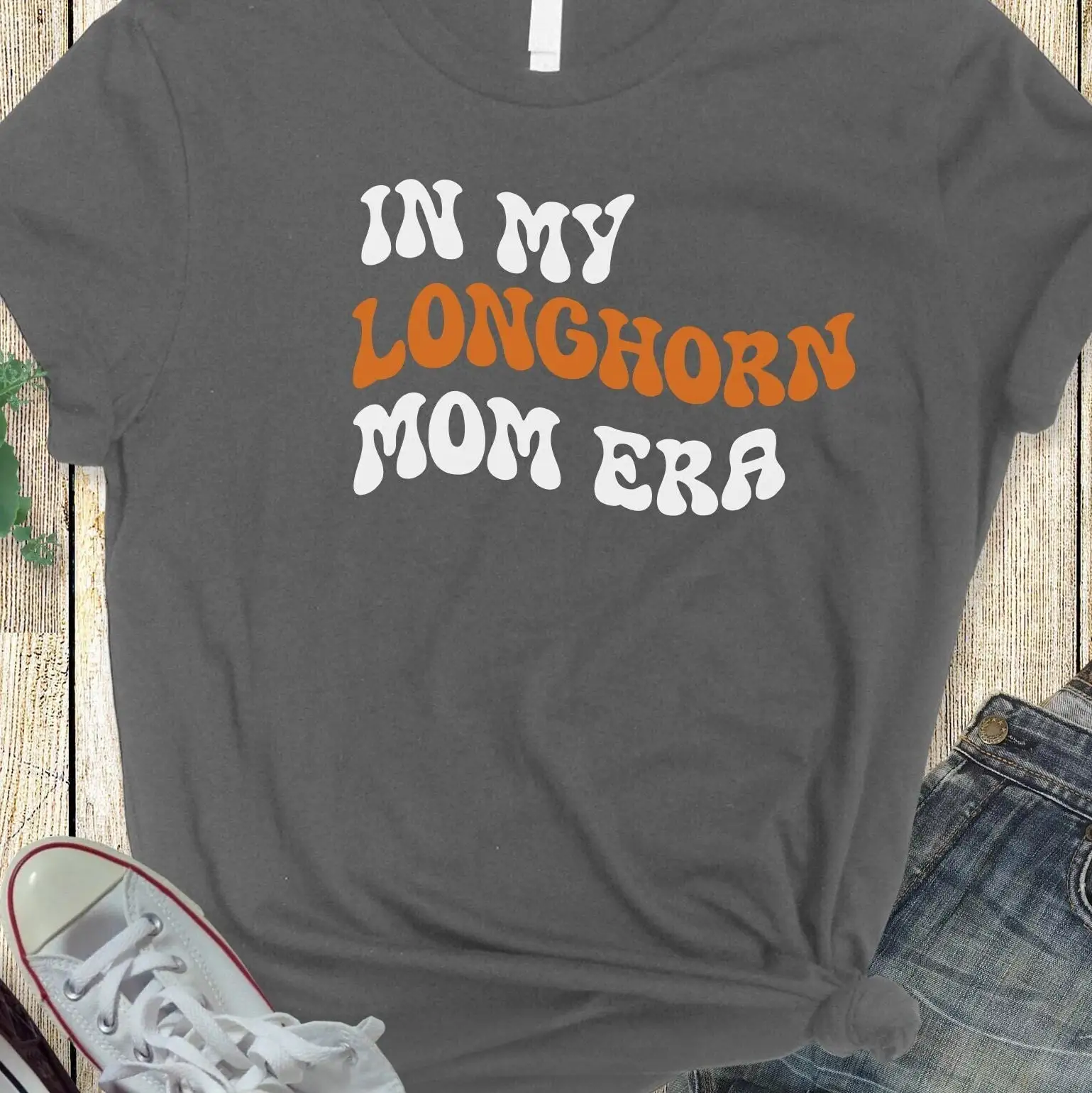 Game Day Mom tee In My Era College T Shirt Tailgating Longhorn UT Proud for