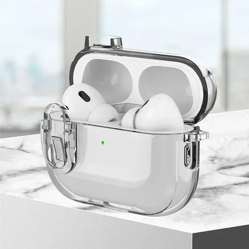 כיסוי airpods pro 2-1 כיסוי עם מנעול תואם pro במקרה pro 2 gen 1 עבור airpods 3 כיסוי
