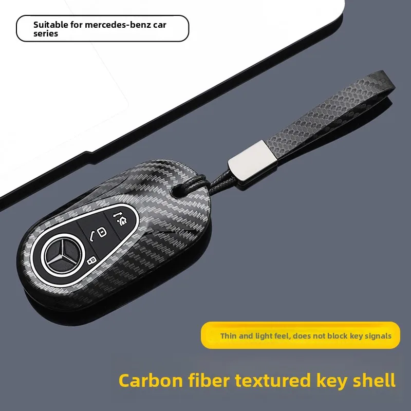 

For Mercedes Benz C E S Class GLC W206 W223 W214 E300 C260 C300 S450 S500 S400 Remote Car Key Case Cover Fob Holder Keychain