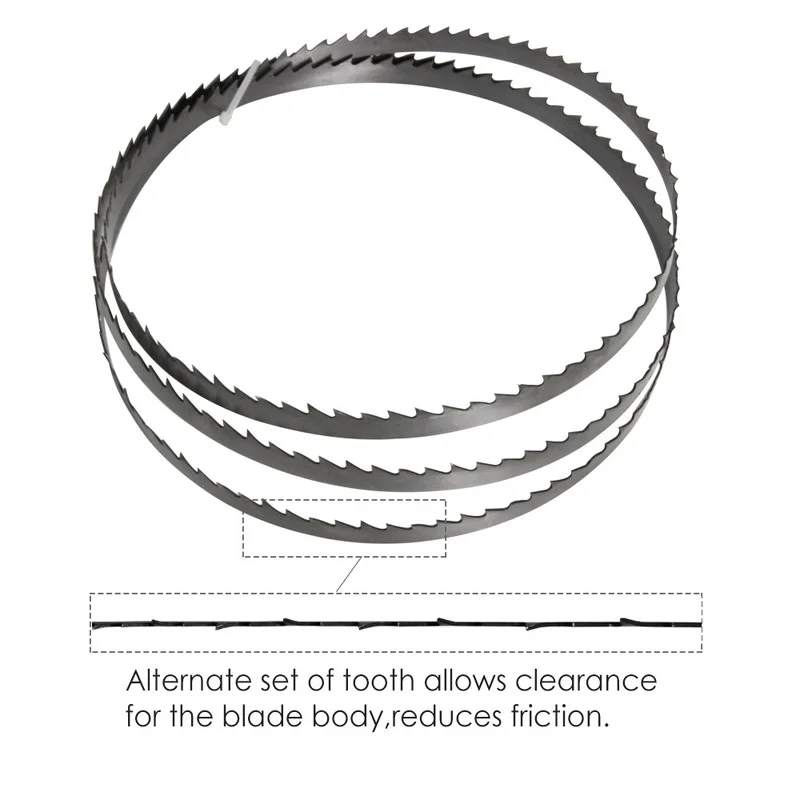 2pcs For Draper Nutool Delta FOX Silverline Skip Bandsaw 1425mm Bandsaw Blade 1425x10x0.65mm 6 TPI Band Saw Blade