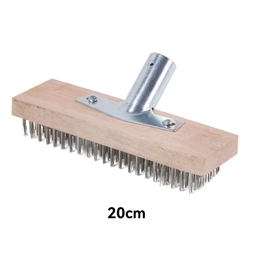 Long Handle Floor Wire Brush Household Room Stain Remover Accessory 20cm