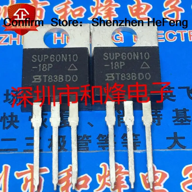 5PCS-10PCS SUP60N10-18P  TO-220 100V 60A  Transistor On Stock Quality Guarantee